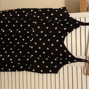 Empire waist polka dot dress with pockets!